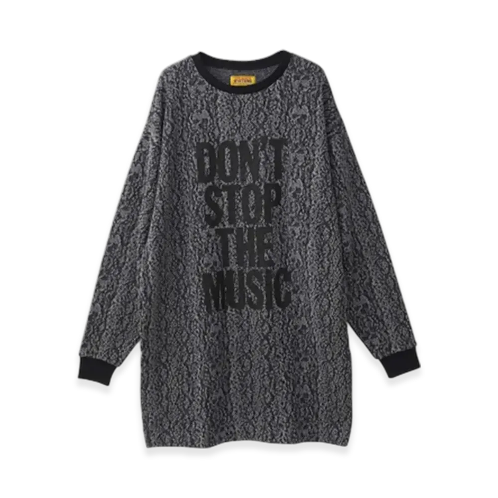 HYSTERIC GLAMOUR Don't Stop The Music One Piece "Charcoal Gray"