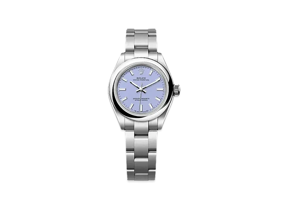 ROLEX Oyster Perpetual 28mm Oystersteel 276200 "Lavender"