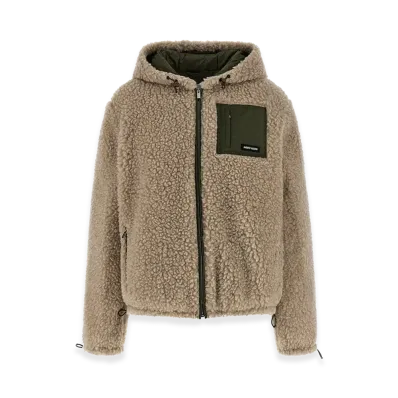 MIU MIU Women's Hybrid Construction Down Jacket "Beige"