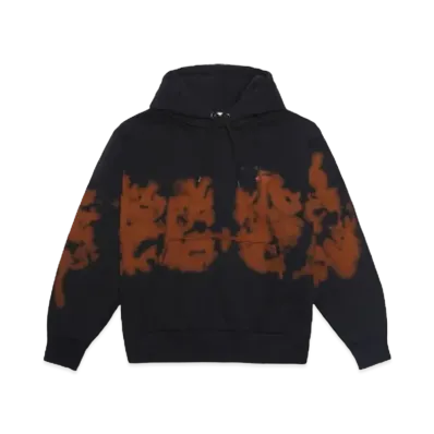 Children of the discordance HAND DYEING HOODIE "BROWN"