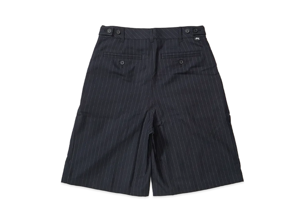 Stussy Volume Pleated Short Stripe 