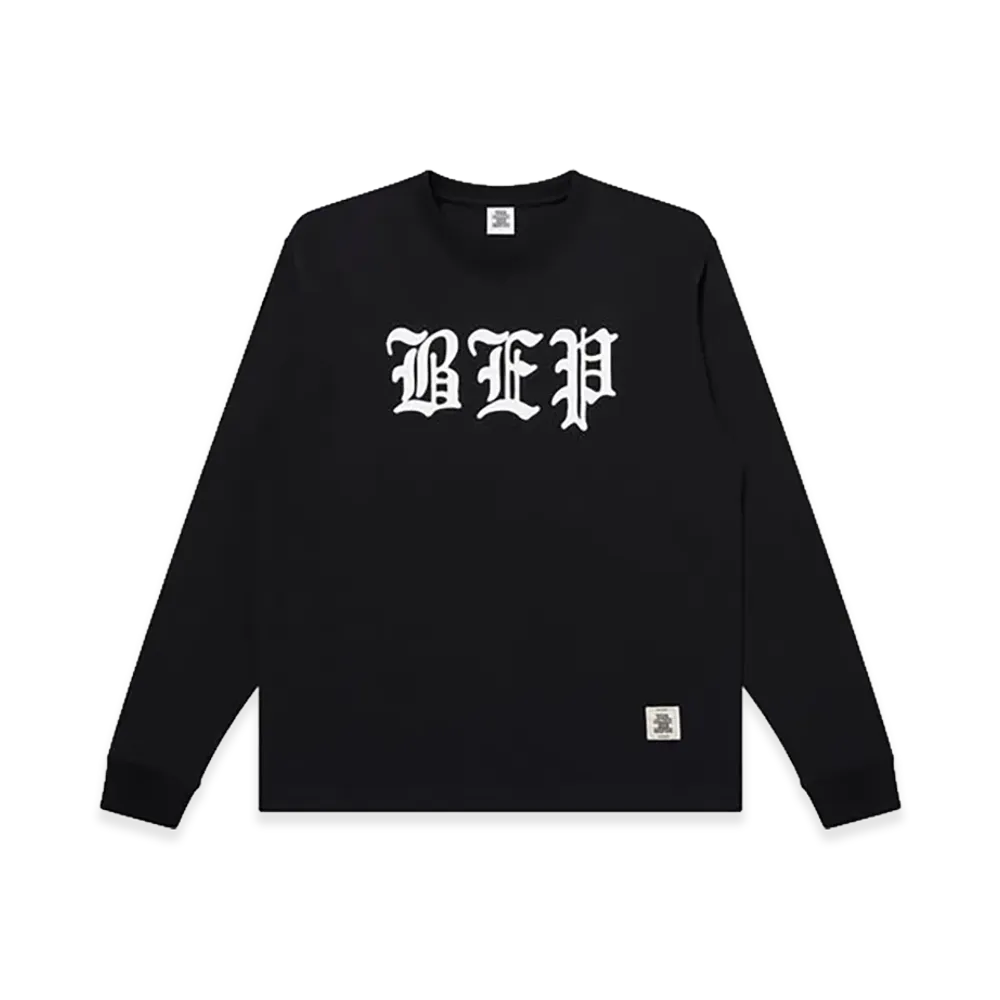 BlackEyePatch 3 Letter OE L/S Tee "Black"