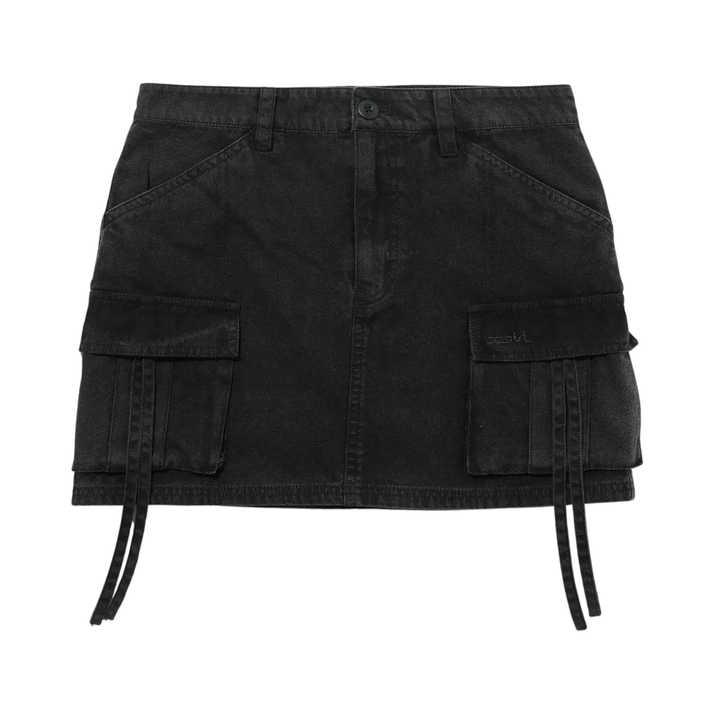 X-Girl Military Mini Skirt "Black"