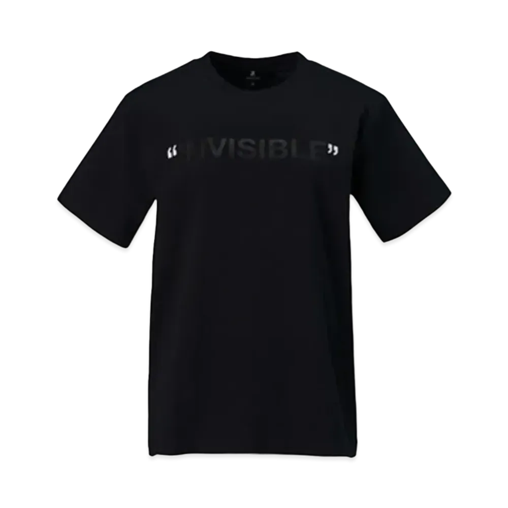 ANREALAGE Invisible Logo T-shirt "Black"