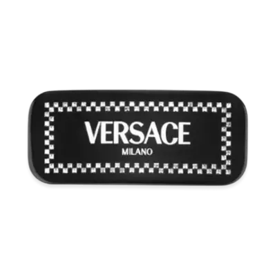 Versace Left Crystal Versace Milano Hair Clip "Black"