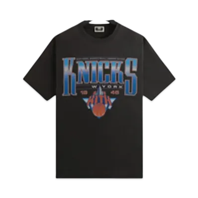 Kith x New York Knicks Luster Vintage Tee "Black"