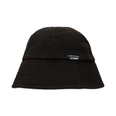 COMME des GARCONS HOMME Nylon Oxford Garment-Dyed Hat "Brown"
