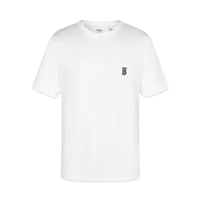 Burberry Men's Monogram Motif Cotton T-shirt "White"
