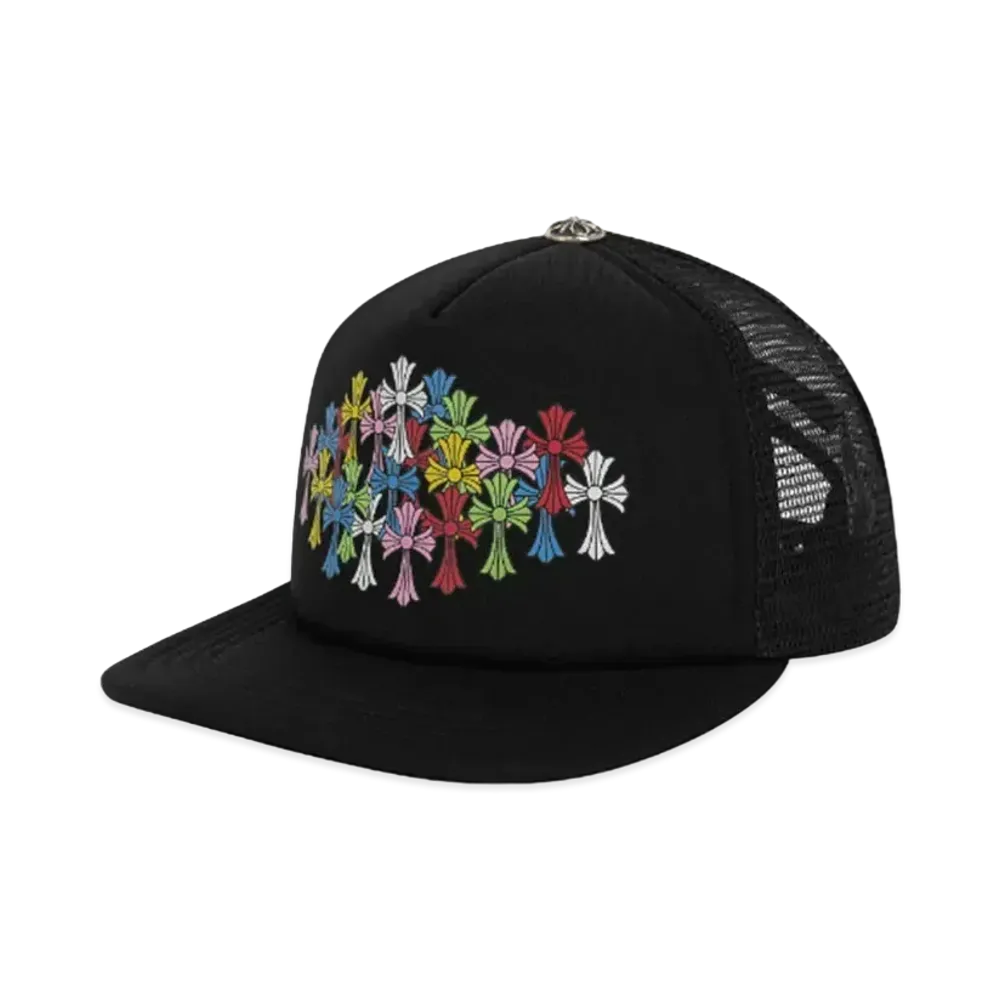 Chrome Hearts Trucker Cap Cemetery King Taco Cross "Black"