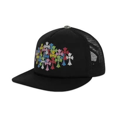 Chrome Hearts Trucker Cap Cemetery King Taco Cross "Black"