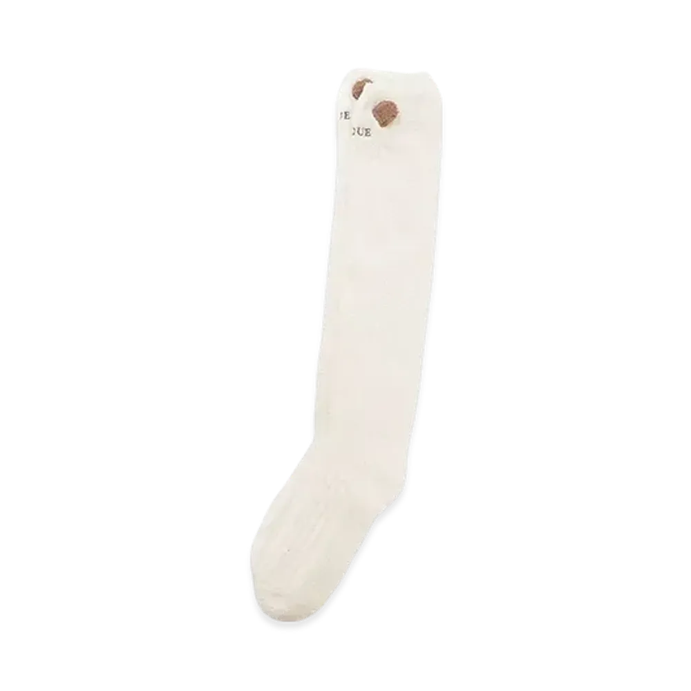 GELATO PIQUE Panda Long Socks "Off White"