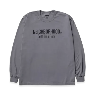 NEIGHBORHOOD NH . Tee LS-5 "Gray"