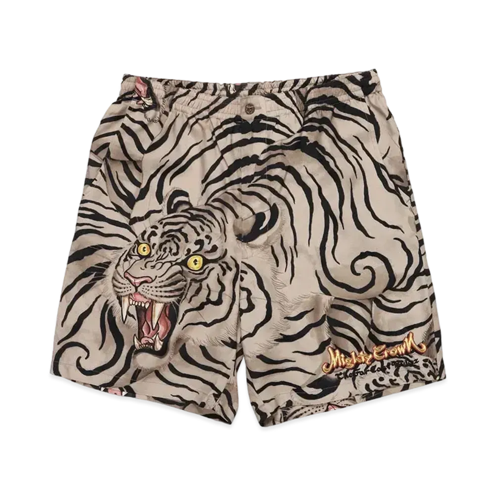 WACKO MARIA MIGHTY CROWN / TIM LEHI / HAWAIIAN SHORTS "Beige"