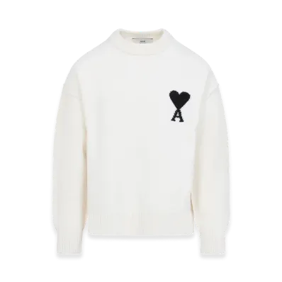 AMI PARIS Ami De Coeur Sweater "White"