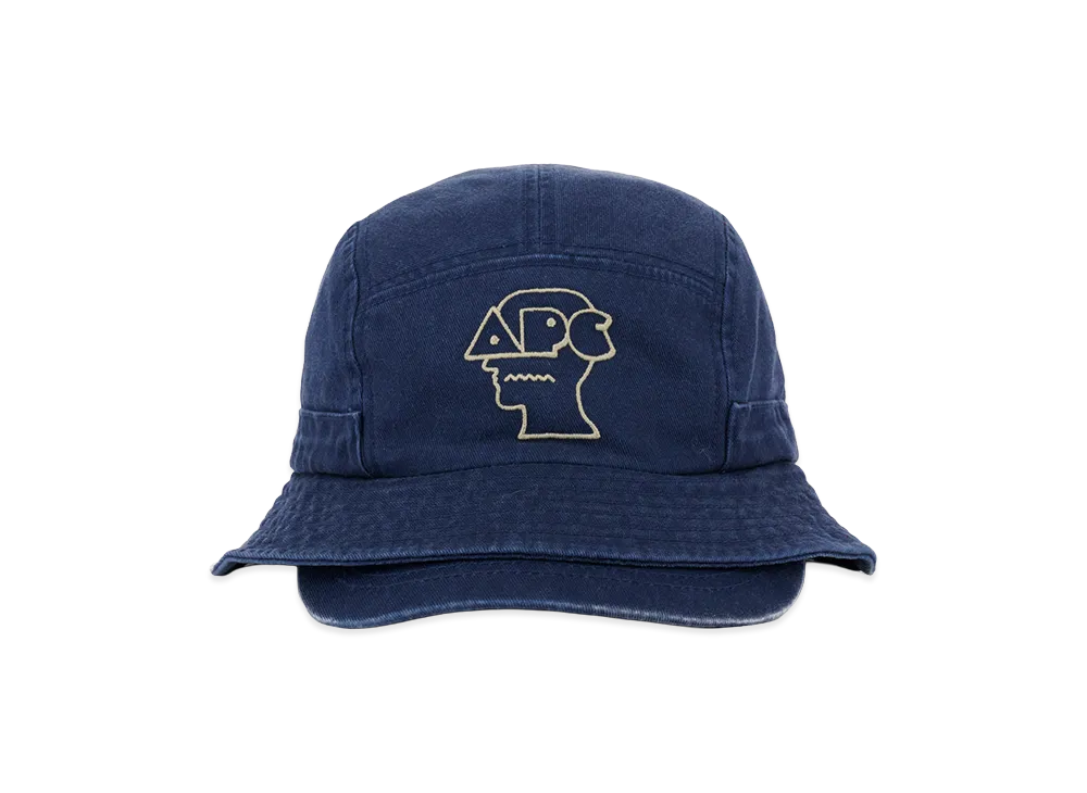 A.P.C. x Brain Dead Bucket Brim Hat "Navy"