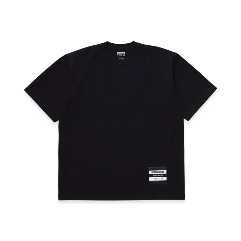 NEIGHBORHOOD x agnes b. Crewneck SS-2 "Black"