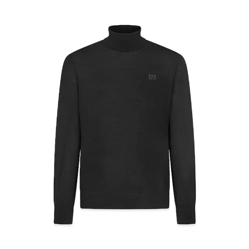 Dsquared2 D2 Knit Turtleneck "Black"