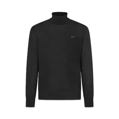 Dsquared2 D2 Knit Turtleneck "Black"