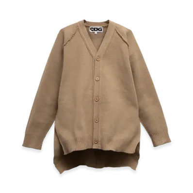 COMME des GARCONS CDG Outsided Seam Cardigan "Beige"
