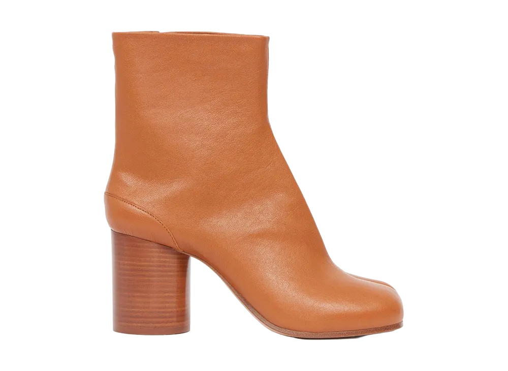 Maison Margiela Women's Leather Ankle Boots "Brown"