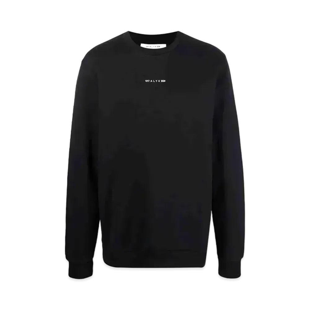 1017 ALYX 9SM Logo Crew-Neck Sweatshirt "Black"