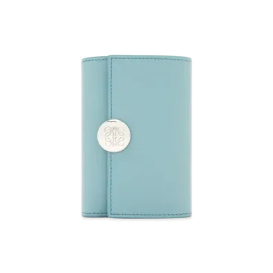 LOEWE Pebble Vertical Wallet Small "Water"