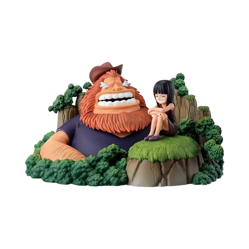 BANDAI "Ichiban Kuji" -One Piece Dramatic Memories- C Prize Revible Moment -Saul & Robin-