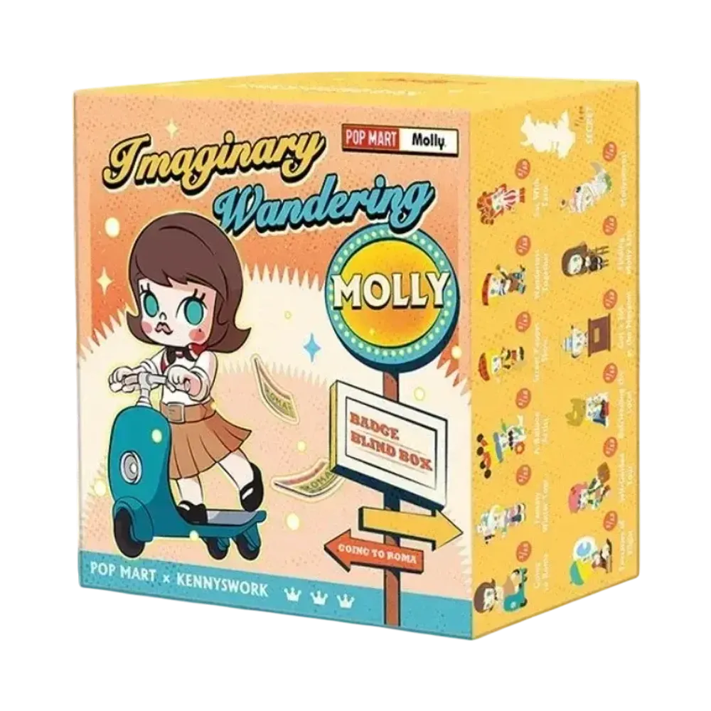 POP MART MOLLY Imaginary Wandering Series Badge [Piece]