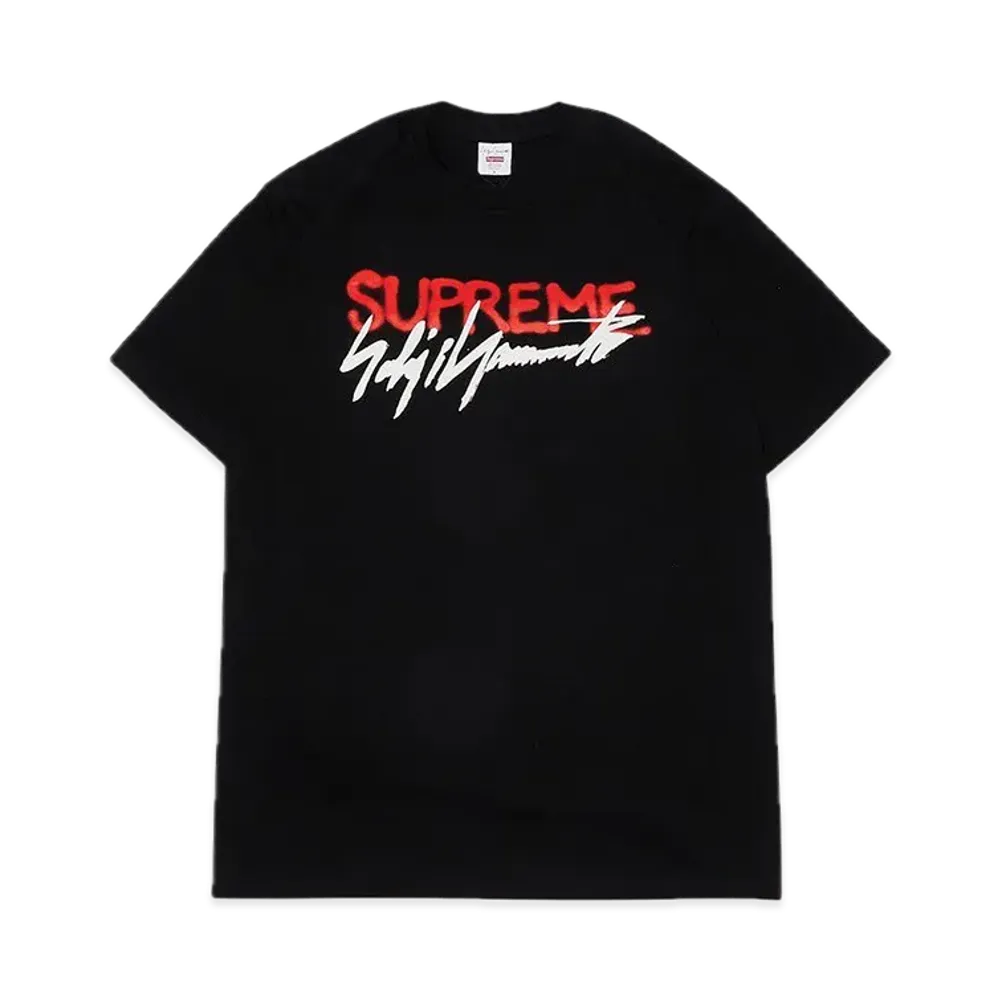 Supreme x Yohji Yamamoto Logo Tee "Black"