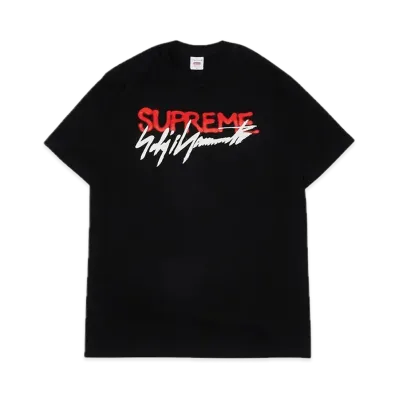 Supreme x Yohji Yamamoto Logo Tee "Black"