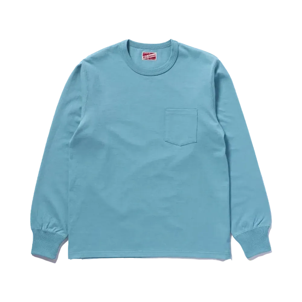 THE REAL McCOY'S Pocket Tee L/S "Teal"