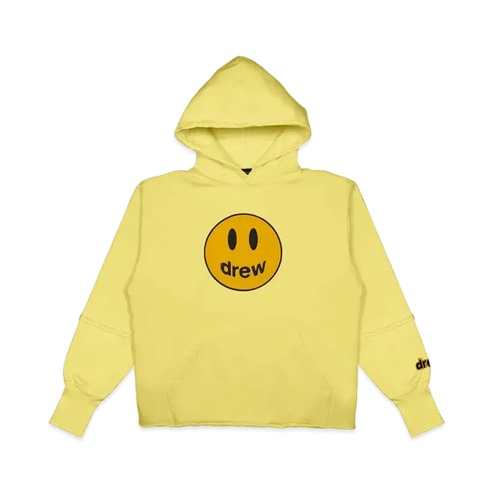 drew house mascot deconstructed hoodie "Light Yellow"