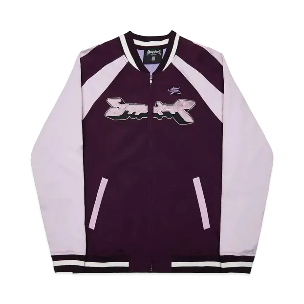 SUPPLIER Planet Logo Souvenir Jacket "Light Purple"