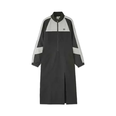 X-Girl Paneled Track Dress "Black"