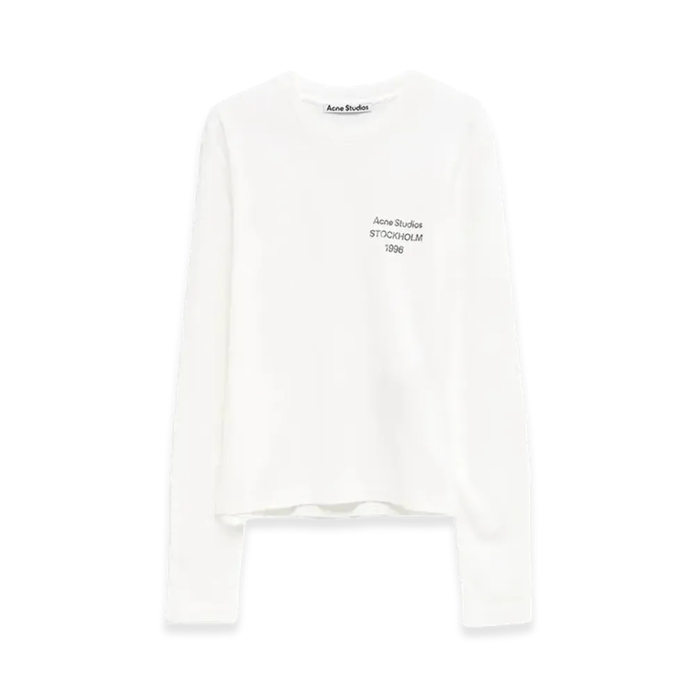 Acne Studios Women's Long Sleeve T-Shirt "White"