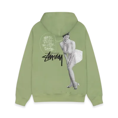 Stussy Skate Tough Zip Hoodie "Moss"