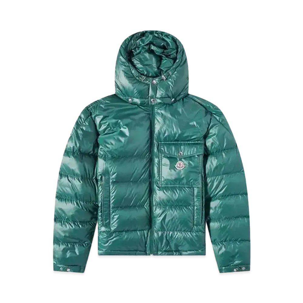 MONCLER Wollaston Hooded Down Jacket "Green"