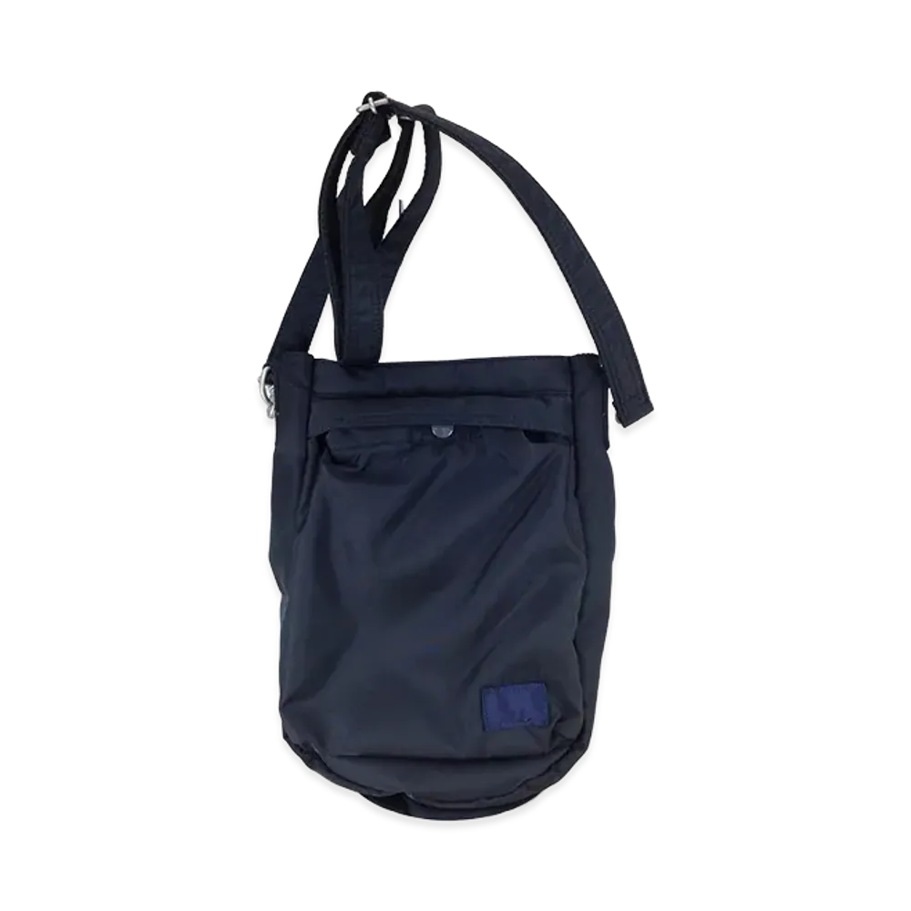 sacai x Porter TANKER Nylon Shoulder Bag "Black"