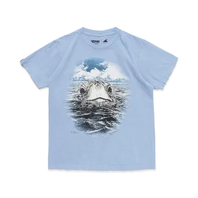 Ron Herman x DESCENDANT x Scott Hawaii Kids Edst SS Pigment Dye "Blue"