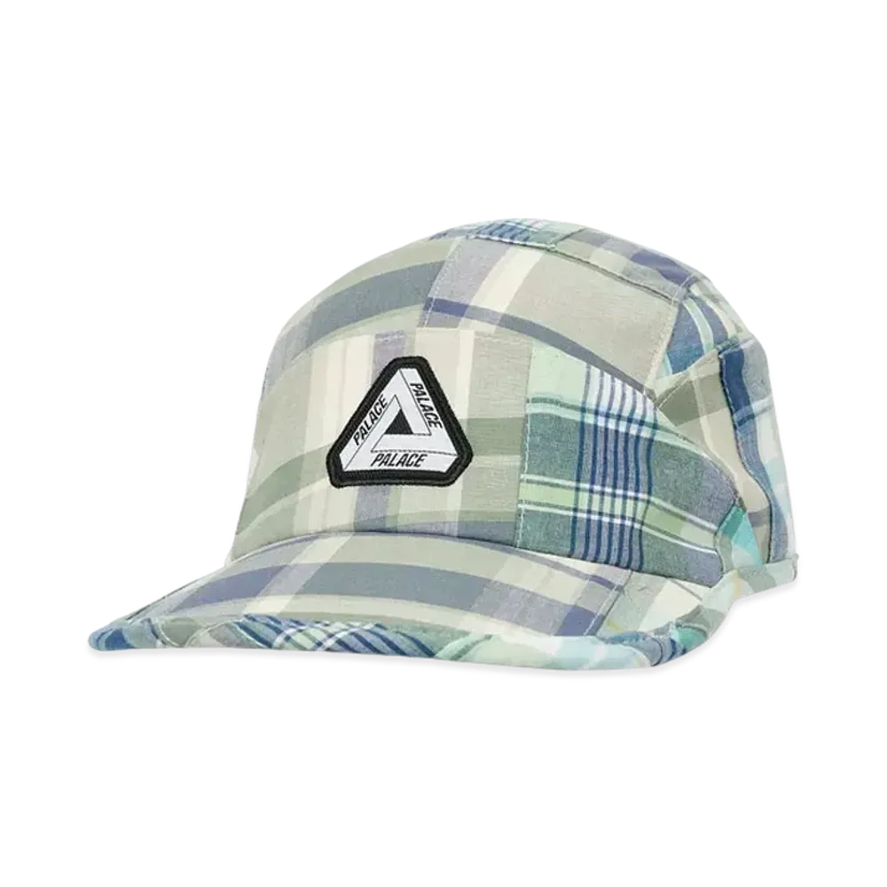 PALACE Tri Cool Madras Runner "Blue / Green / Navy"