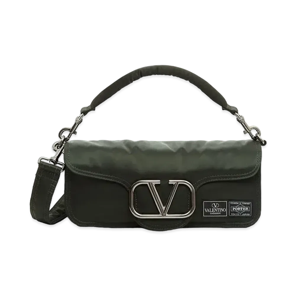 VALENTINO GARAVANI × PORTER Loco Bag Medium "Khaki"