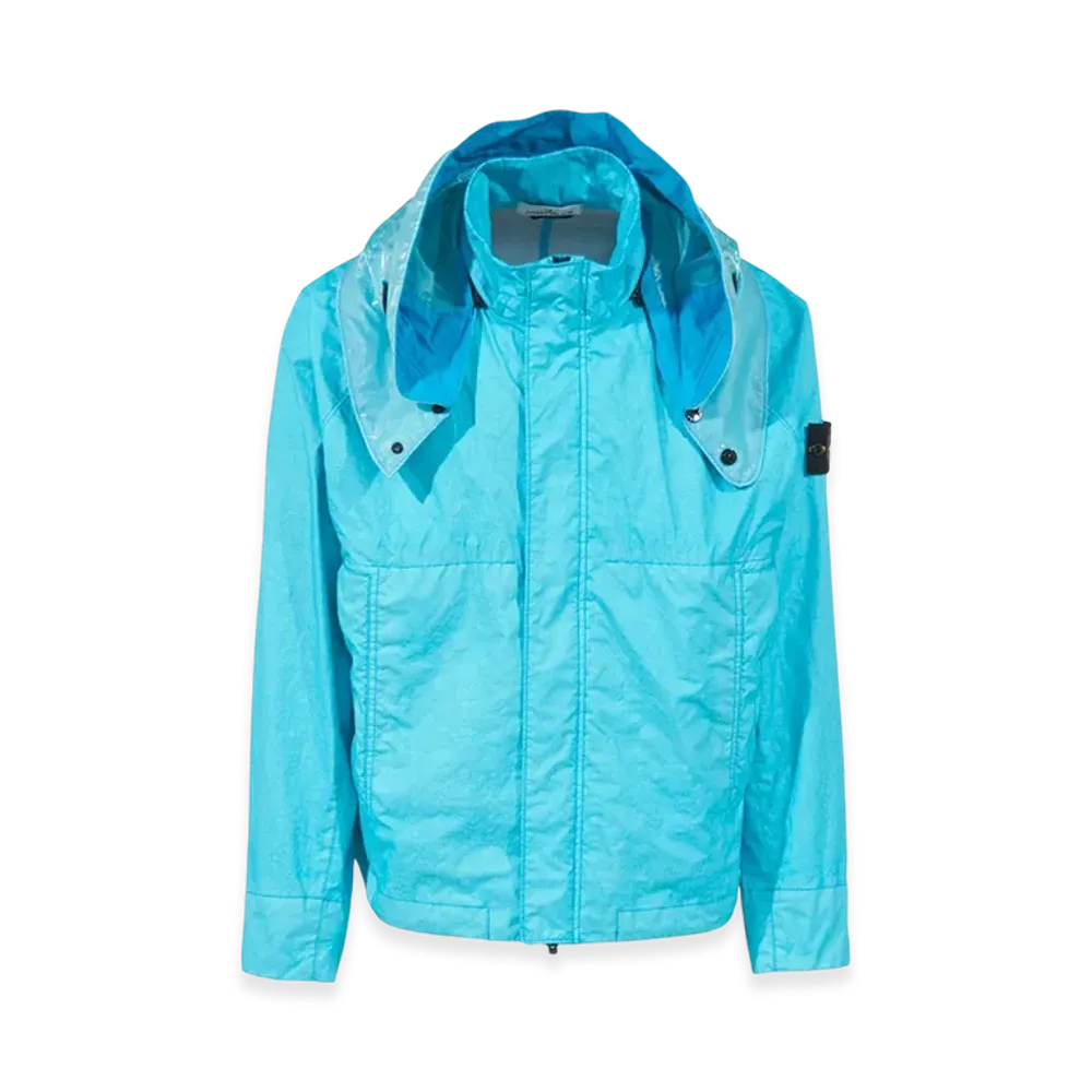 Stone Island 40623 Membrana 3L TC Hooded Blouson - 23SS "Turquoise"