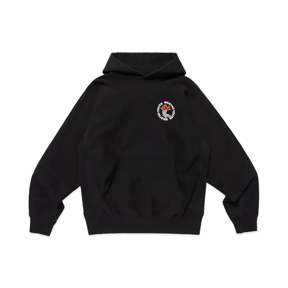Wasted Youth Heavy Weight Hoodie #2 "Black" / VERDY