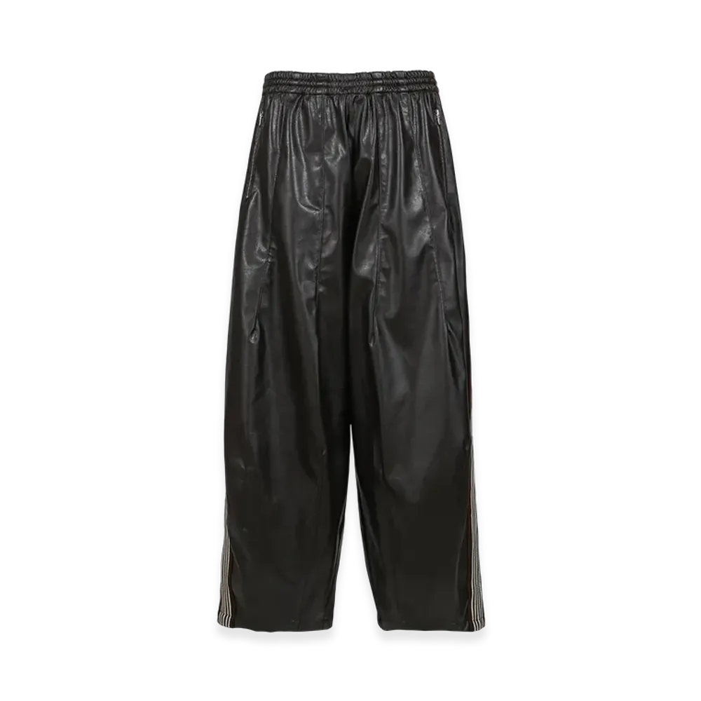 NEEDLES x NUBIAN H.D. Track Pant - Synthetic Leather (Exclusive) "Dark Brown"