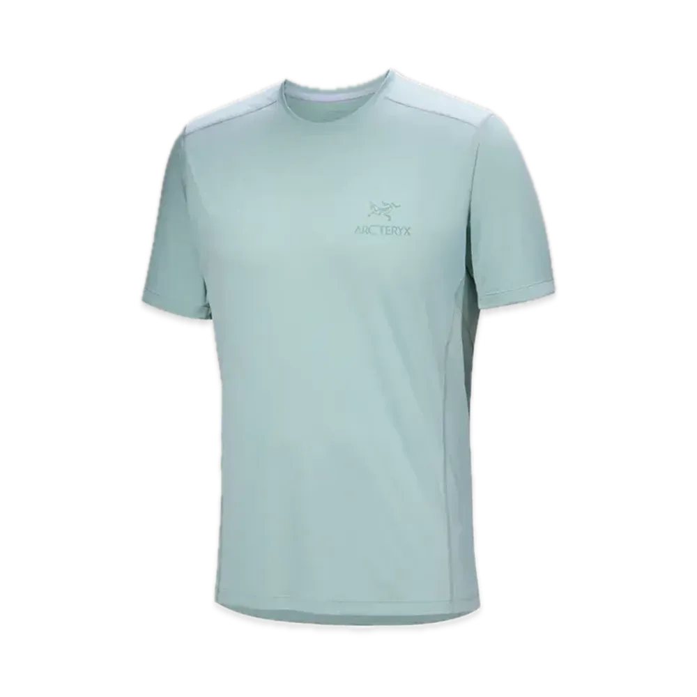 ARC'TERYX Motus Crew Arc Word Short Sleeve Men's "Stone Green Heather"