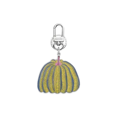 Louis Vuitton x Yayoi Kusama Pumpkin Key Holder & Bag Charm "Jaune"
