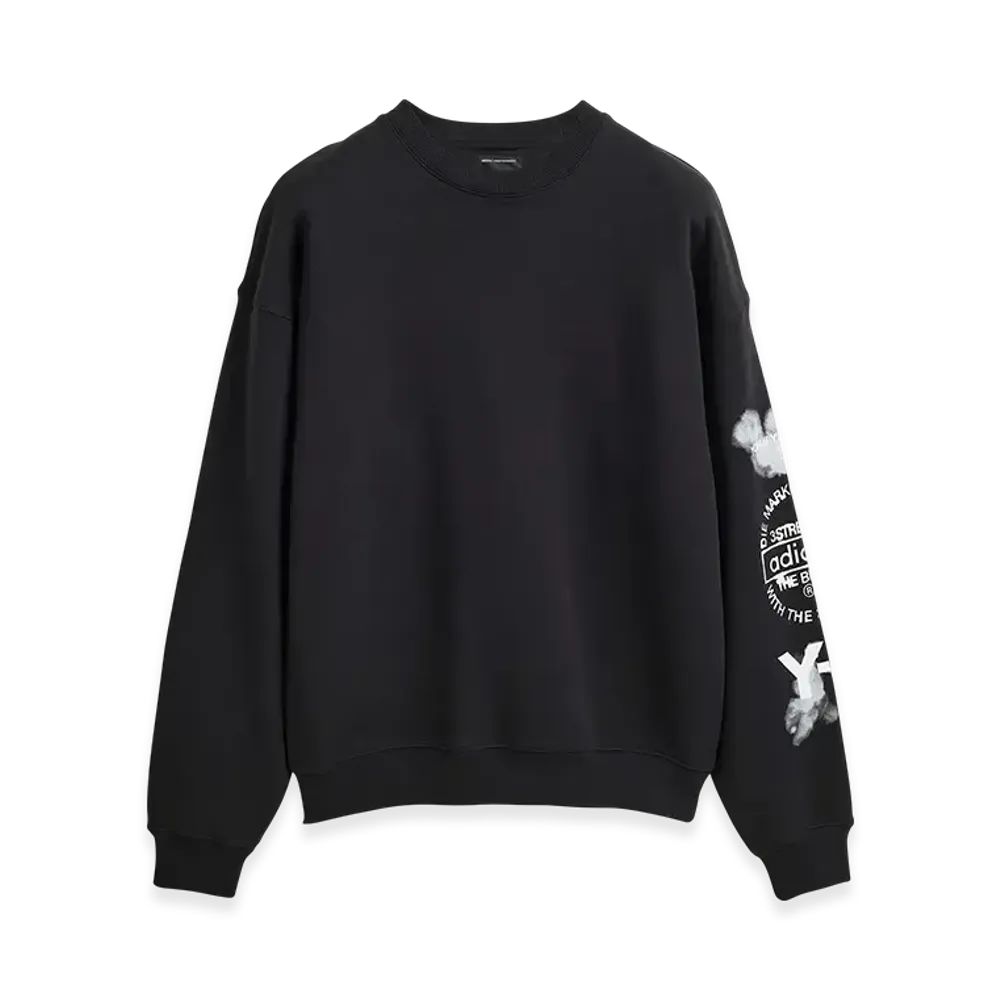 Y-3 Graphic Crew Sweat "Black"