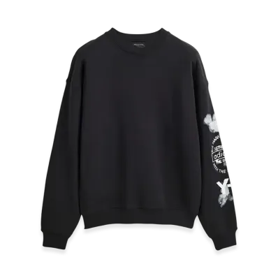Y-3 Graphic Crew Sweat "Black"