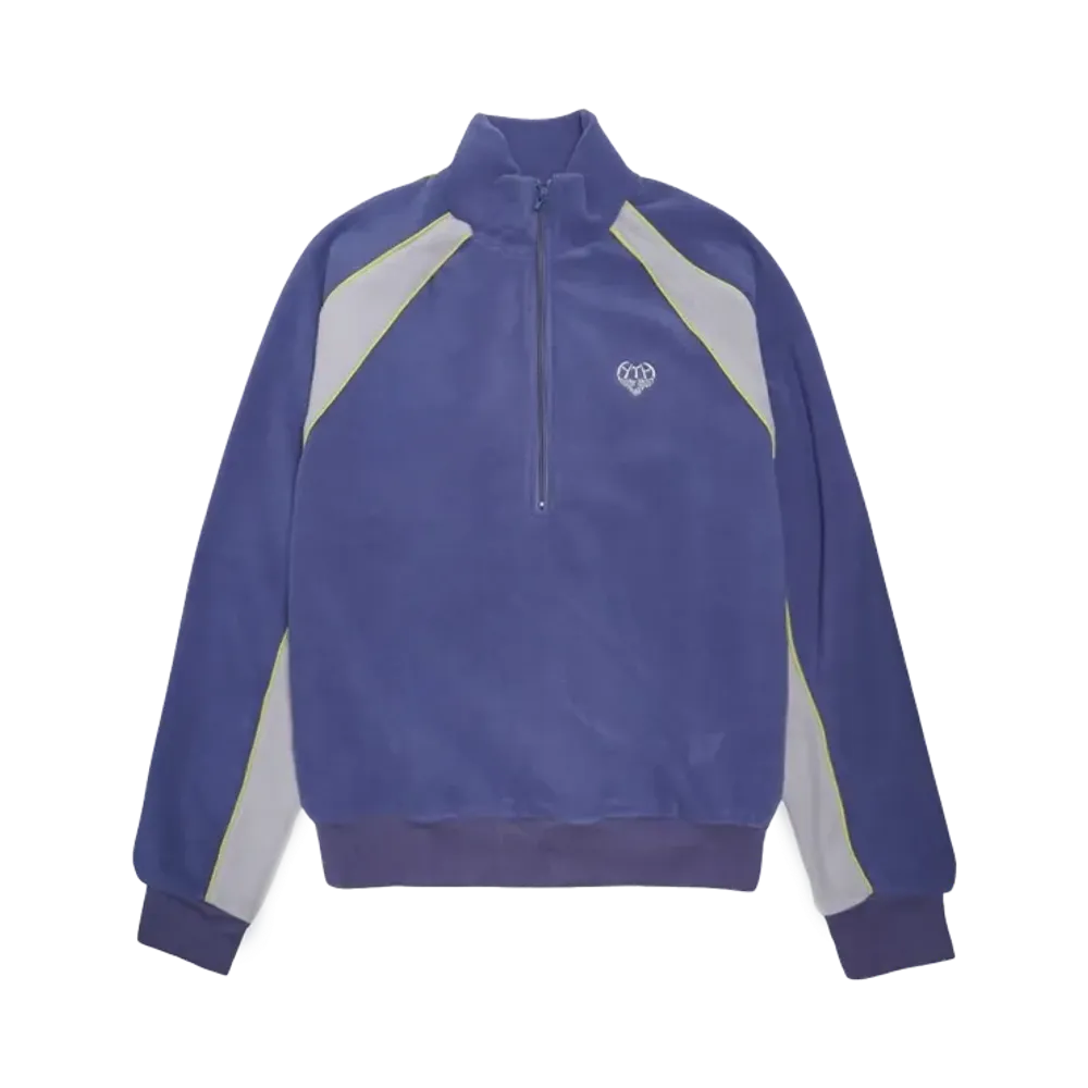 HTH fleece half zip "BLUE"