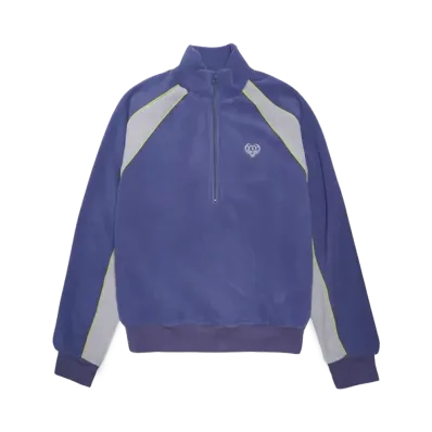HTH fleece half zip "BLUE"
